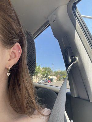 Helix peircing