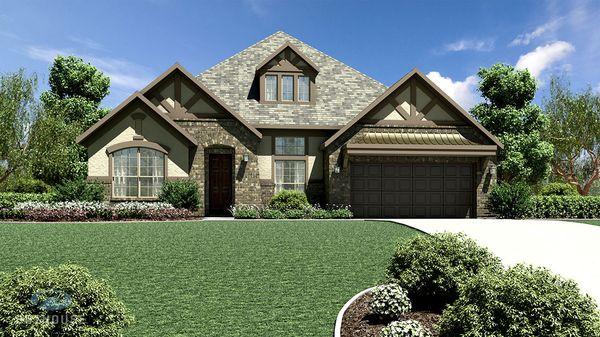 Exterior architectural rendering