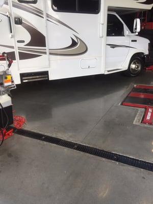 Replaced 6 tires on our motor home