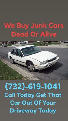 We Buy Cars And Junk Cars Top Paid Cash $$$ Running Or Not Dead Or Alive Call Me Or Text Me Anytime 732-619-1041 ANTHONY