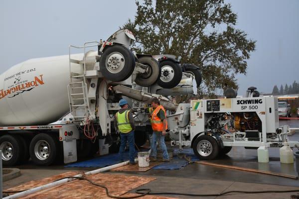 Redwood Concrete Pump