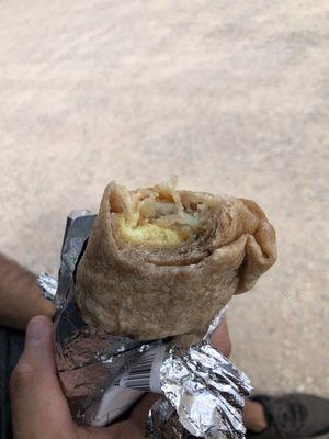 Breakfast burrito