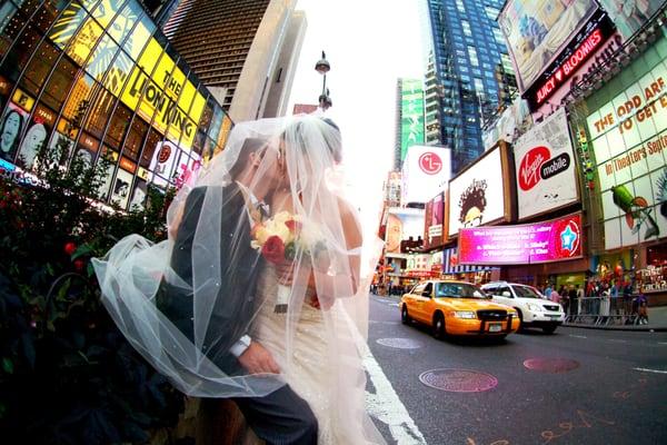 Times Square wedding