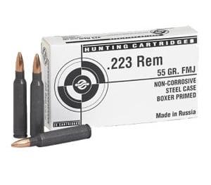 Tulammo TA223550 TULAMMO 223 Remington/5.56 Nato FMJ 55 GR 20Box/50Case