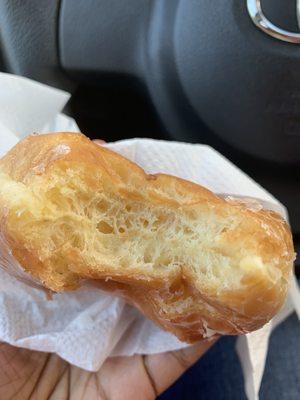 Perfectly fresh yeast donut