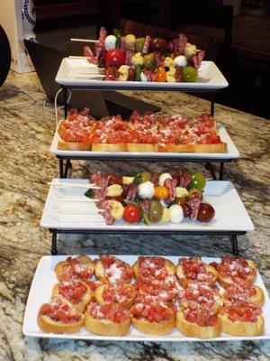 Bruschetta and Antipasto Appetizers