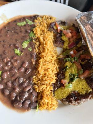 Carne asada meal 3 for $17 meal