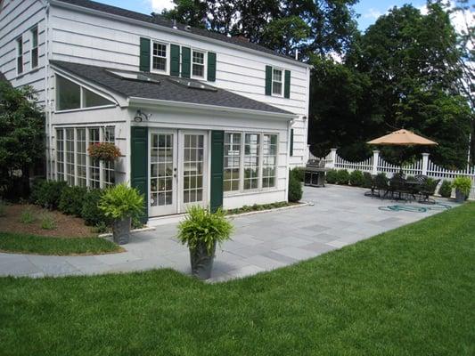 Bluestone patio