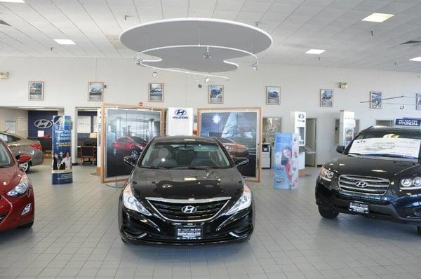 Our large bright showroom is the perfect showcase for the latest models.