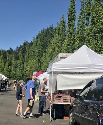 Booth at Redmond Saturday Market