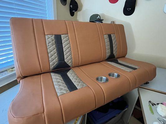 C10 square body Chevrolet seat