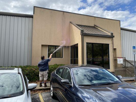 Cleaning up the Truck Depot for FedEx