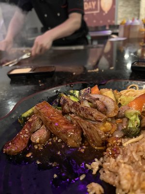 Sukiyaki Steak Hibachi Dinner