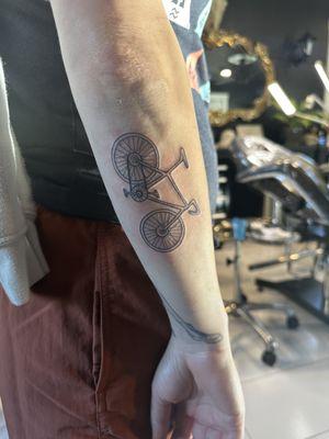 Bicycle tattoo