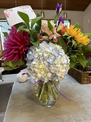 Beautiful flowers from Erickson Floral