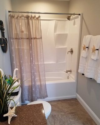 Remodeled bathroom