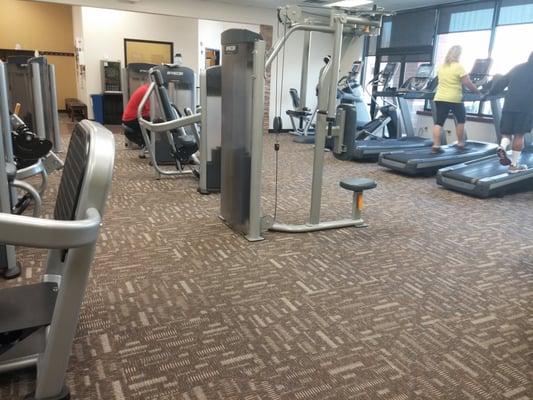 Machines and some of the cardio equipment