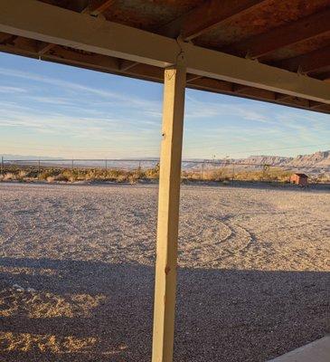 The view of the Canyon from our room.