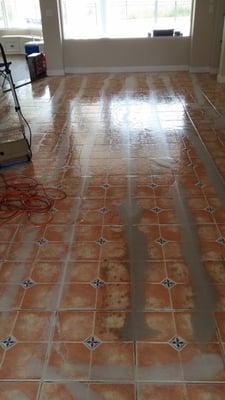 Before & After Floor Cleaning Orlando, FL