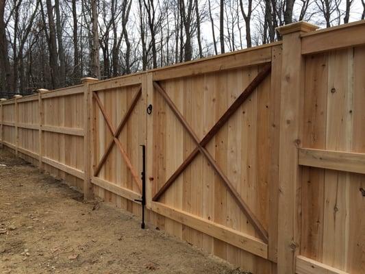 Cedar Privacy Fence Weston Ct