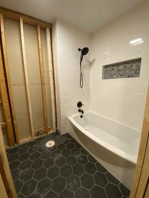 Full bathroom tile