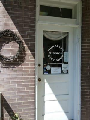 Our entrance behind the Archives building