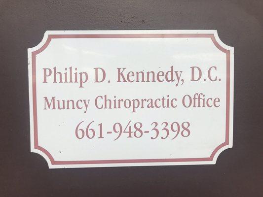 Muncy Chiropractic Office