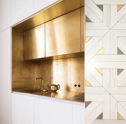 It's all about the details.You can now customize your brass tile projects with our beautiful tiles.