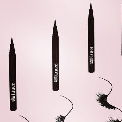 2 in 1 Eyeliner + Lash Adhesive 
Easy to use and fast drying.