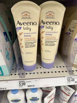 Aveeno baby lotion