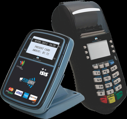 The NEW Perkwave Terminal accepts APPLE PAY, GOOGLE PAY and Smart Cards with NFC Technology.