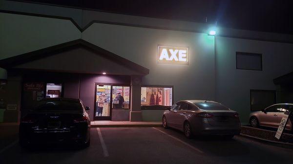 Outside Rocky Mountain Axe Throwing