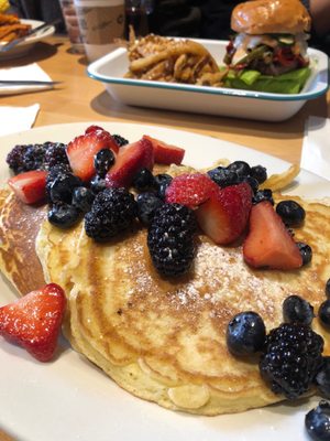 Pancakes with mixed berries!