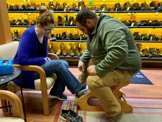 Personal Service from Footwear Professionals