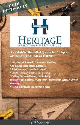 Heritage Handyman Services