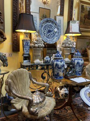 Vignette of the Antique Gatherings Showroom