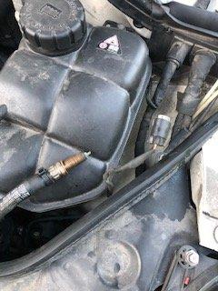 Coolant hose wasn't connected