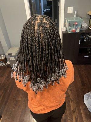 Knotless Braids with Beads