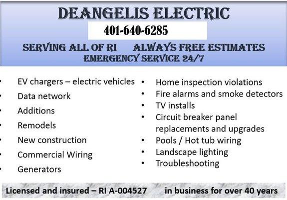 DeAngelis Electrical Contracting