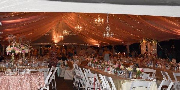 beautiful wedding tent