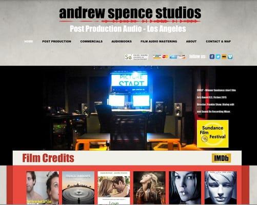 Website www.andrewspencestudios.com