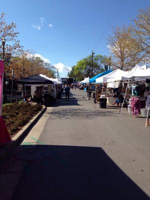 Plenty of booths, music, food, and booze!