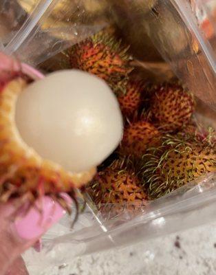 Rambutan! They were sweet!