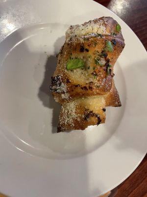 Garlic knots appetizer-a little overcooked but still tasty!