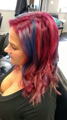 Fun vivid color done by Jess!