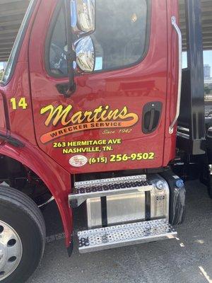 Martin's wrecker Service