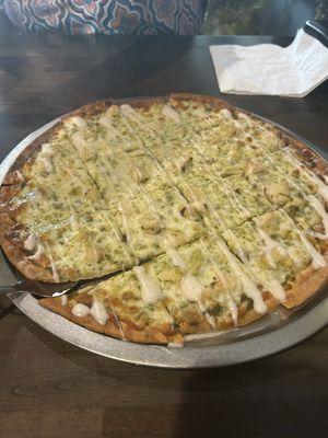 Chicken Pesto Pizza