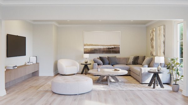 Living Room | Newly Renovated Duplex and Triplex Homes in Greenwich, CT