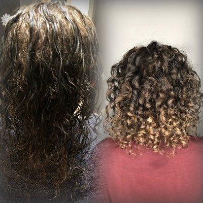 Curlisto antifrizz treatment by Bobbie / certified stylist