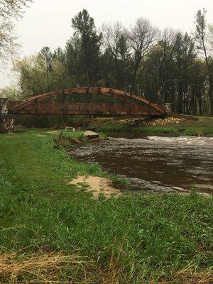 Sparta biking bridge and rapids